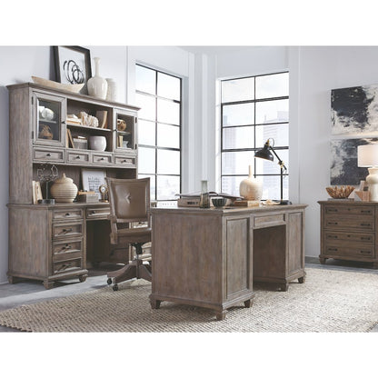 Lancaster Dovetail Grey Executive Desk