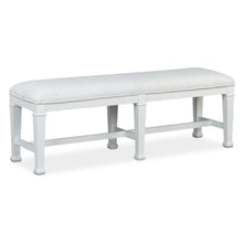 Kingston Whisper White And Cerused Nutmeg Bench