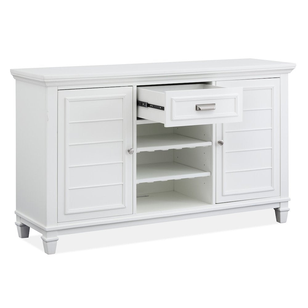 Charleston White Dove White Server
