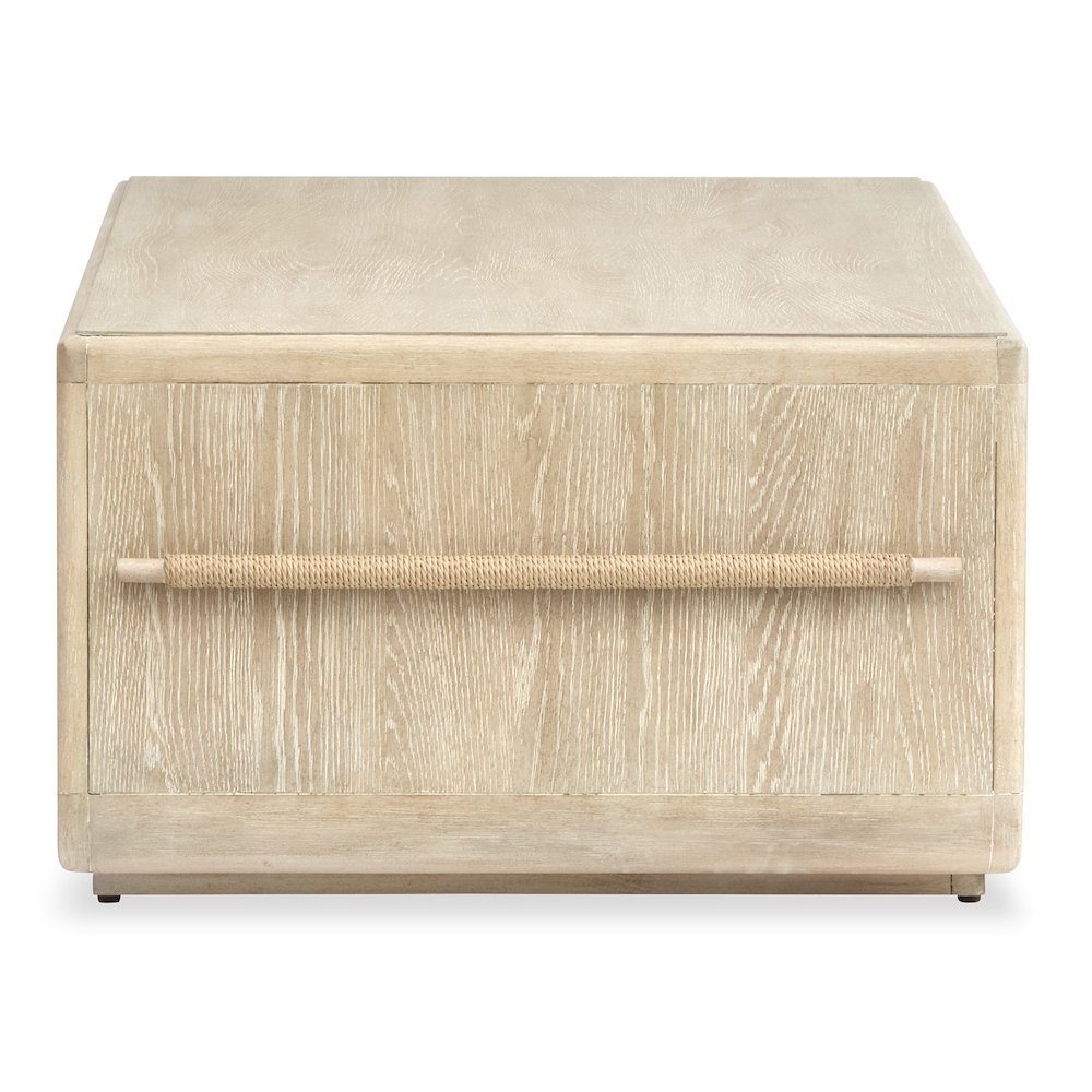 Sunset Cove Sanibel Brown Rectangular Cocktail Table With Casters
