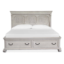 Bronwyn Alabaster Queen Panel Storage Bed
