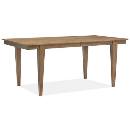 Lindon Belgian Wheat Extendable Rectangular Dining Table