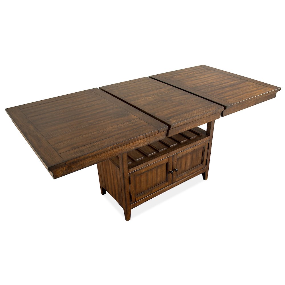 Bay Creek Toasted Nutmeg Extendable Counter Height Dining Table