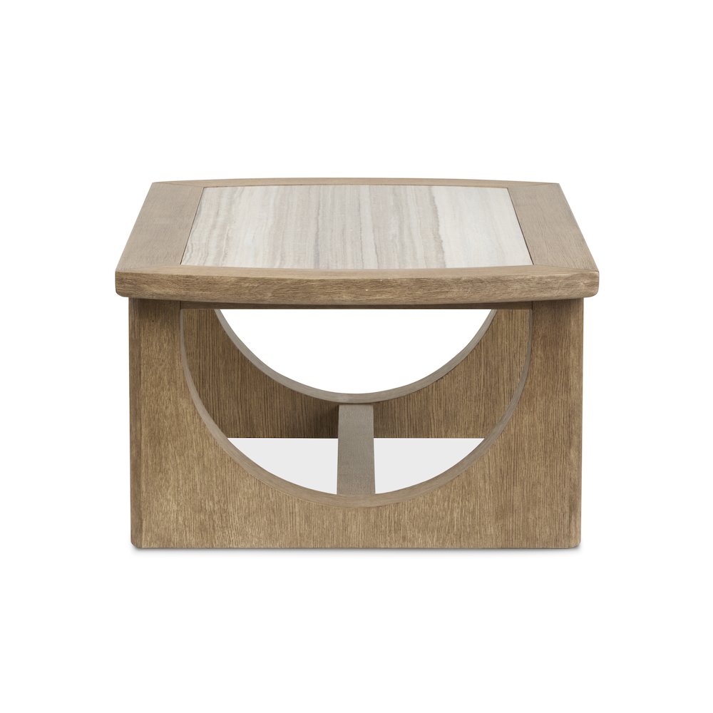 Bradford Riverbed Beige Rectangular Cocktail Table