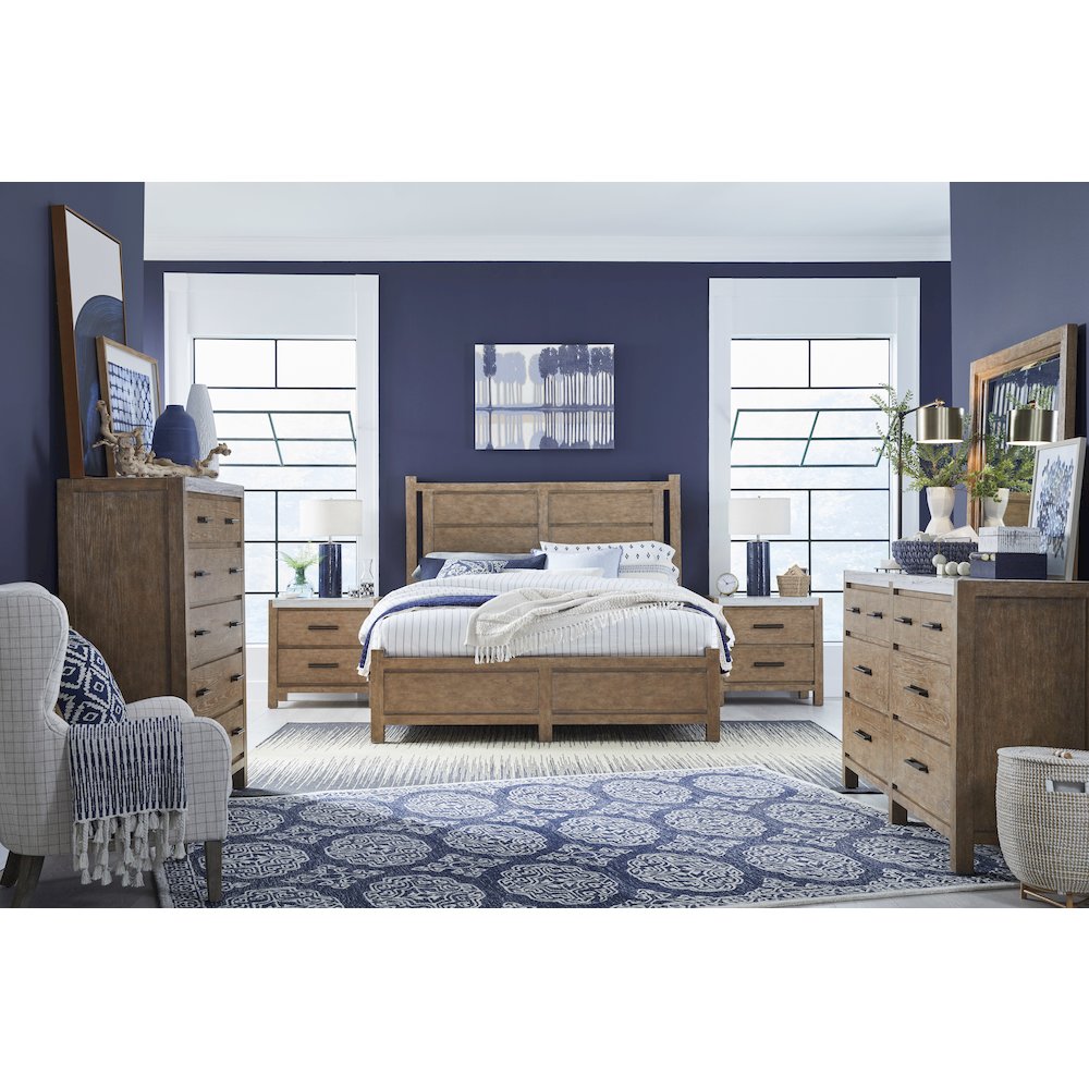 Plum Creek Sierra Brown Drawer Nightstand
