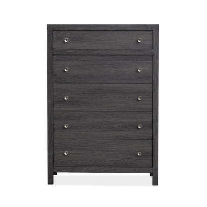 Merrifield Raisin Black Drawer Chest