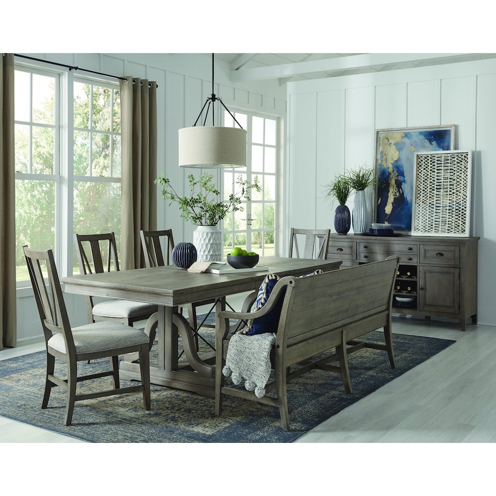 Paxton Place Dovetail Grey Buffet