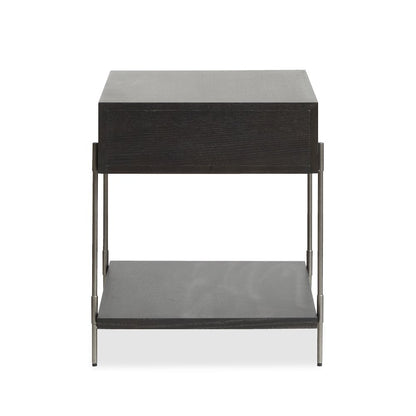 Spencer Dark Briarsmoke Rectangular End Table