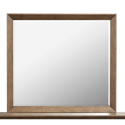 Callisto Bourbon Brown Landscape Mirror