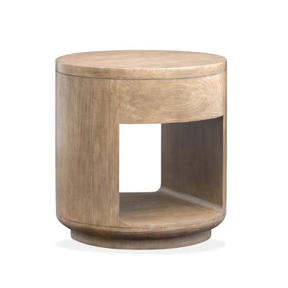 Sanford Chateau Brown Round End Table