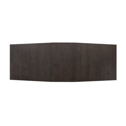 Tauren Coffee Bean Extendable Double Pedestal Dining Table