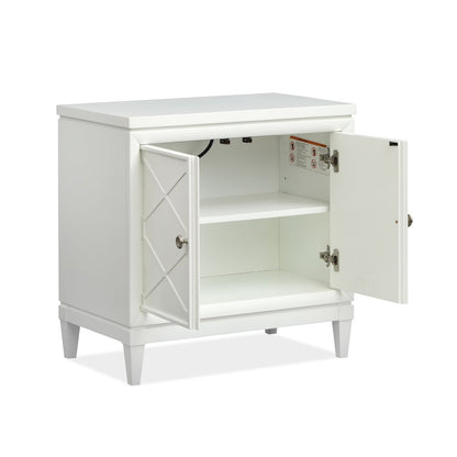 Springhouse Whisper White Door Nightstand