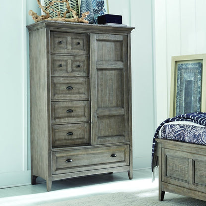 Paxton Place Dovetail Grey Door Chest