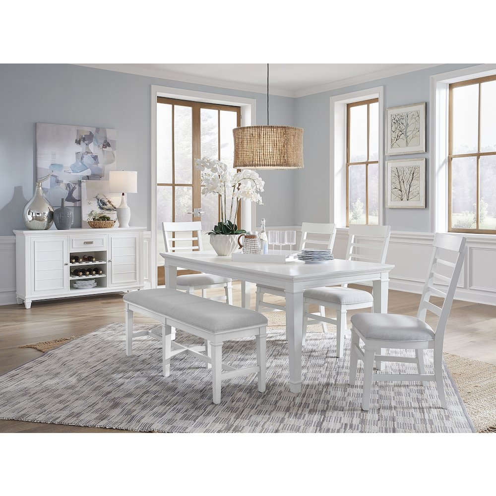 Charleston White Dove White Server