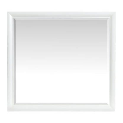 Springhouse Whisper White Double Drawer Dresser With Landscape Mirror