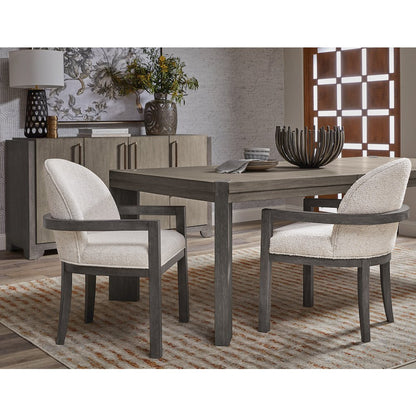 Pulaski Anderson Park Moose Trail And Frontier Brown Leg Dining Table