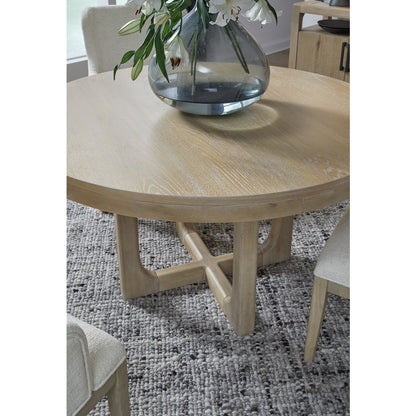 Somerset Butternut Round Dining Table