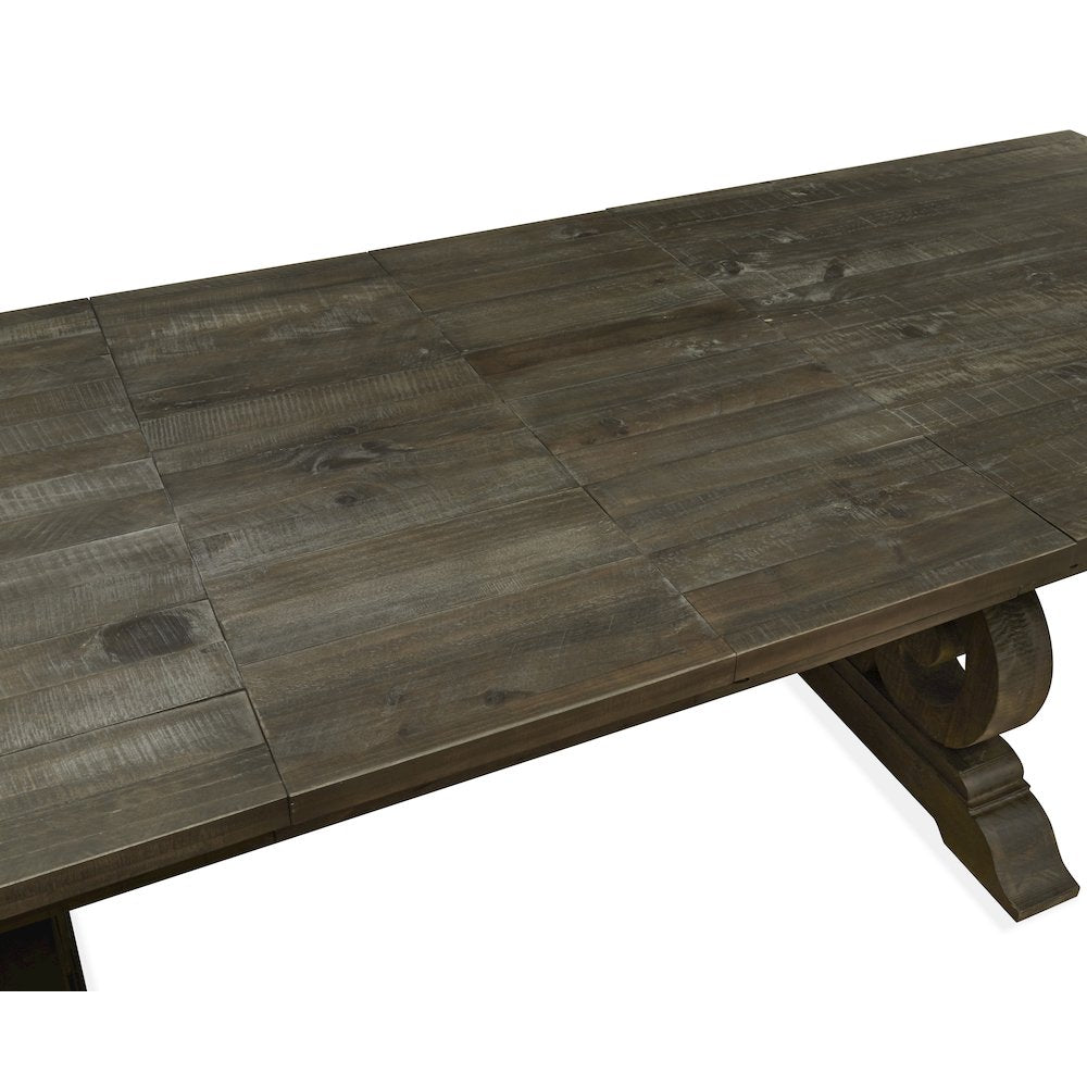 Bellamy Peppercorn Extendable Rectangular Dining Table