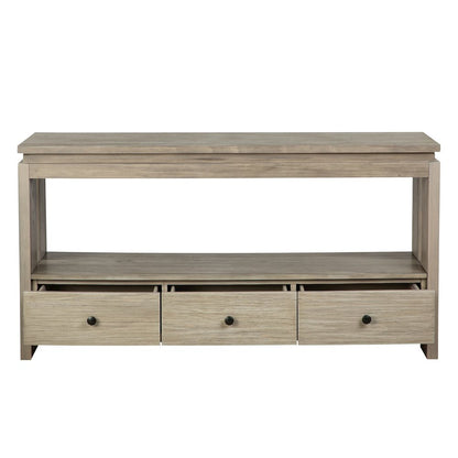 Conrad Stone Harbor Grey Rectangular Sofa Table
