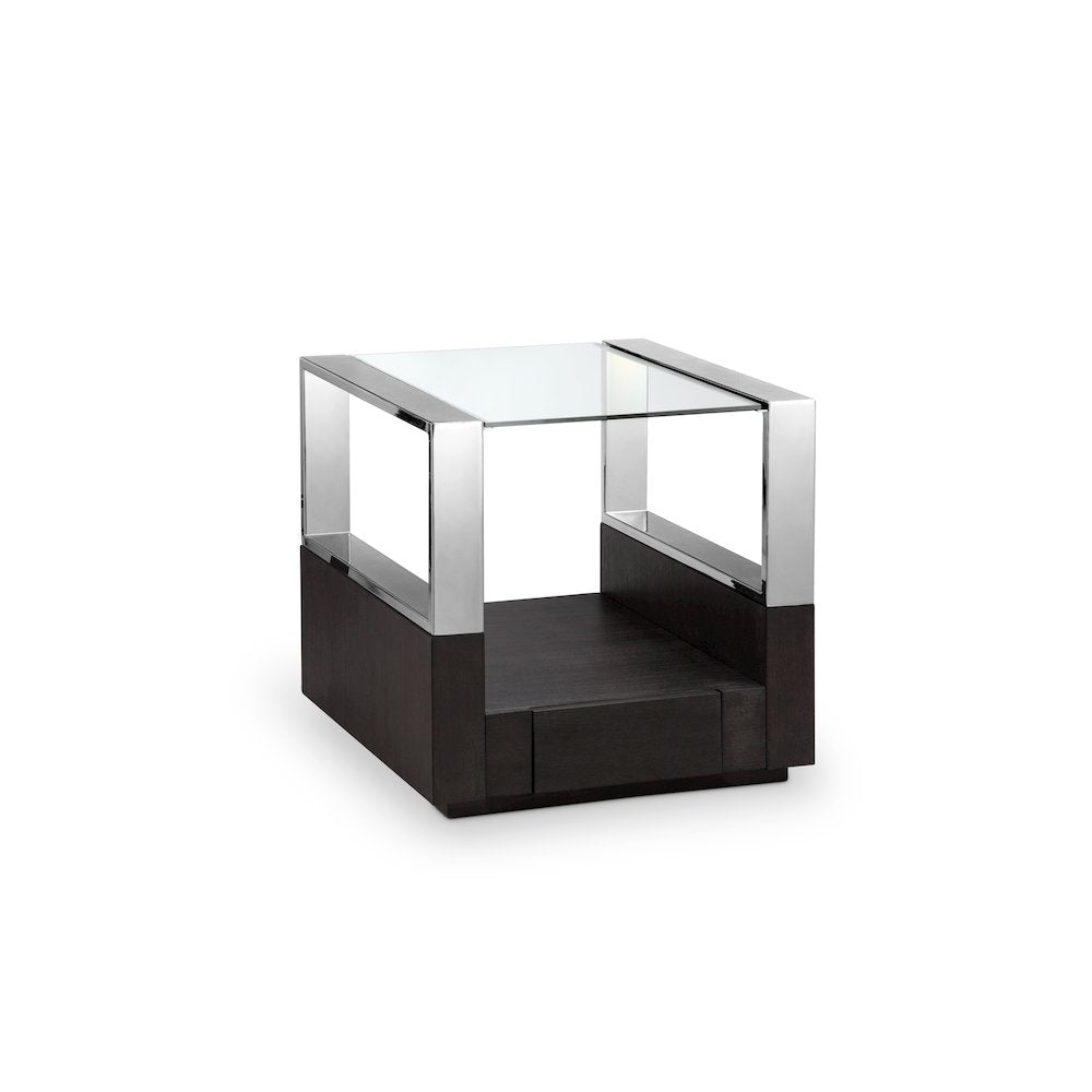 Revere Graphite Rectangular End Table