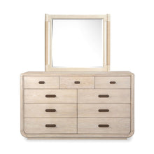 Sunset Cove Sanibel Brown Drawer Dresser With Landscape Mirror