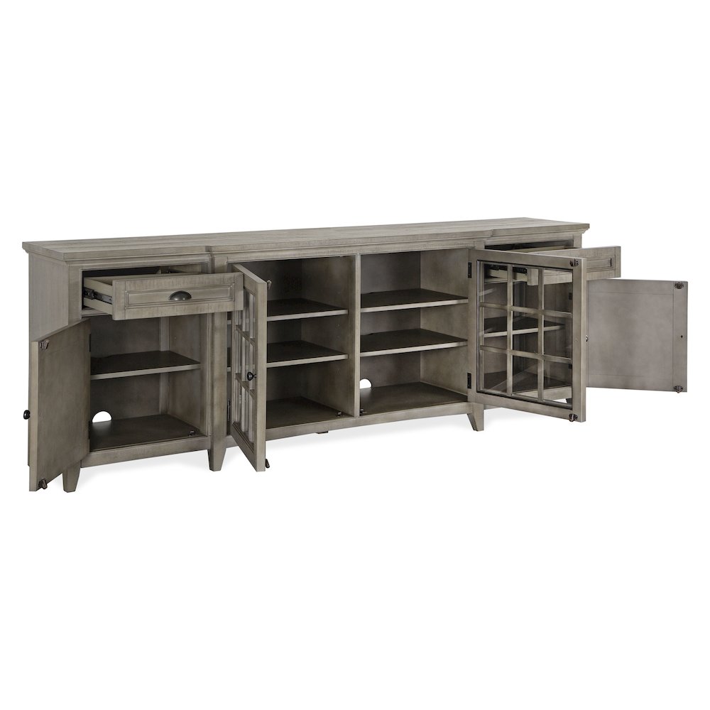 Paxton Place Dovetail Grey 90" Console