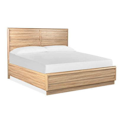 Brentwood Heights Provincial Brown Queen Panel Bed