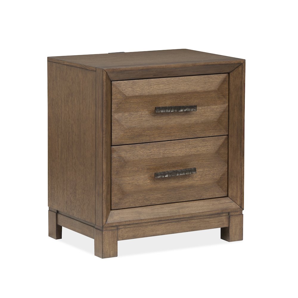 Callisto Bourbon Brown Drawer Nightstand