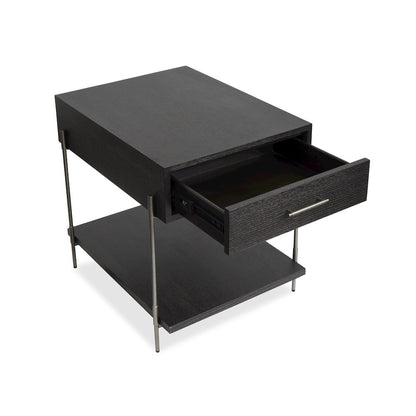 Spencer Dark Briarsmoke Rectangular End Table