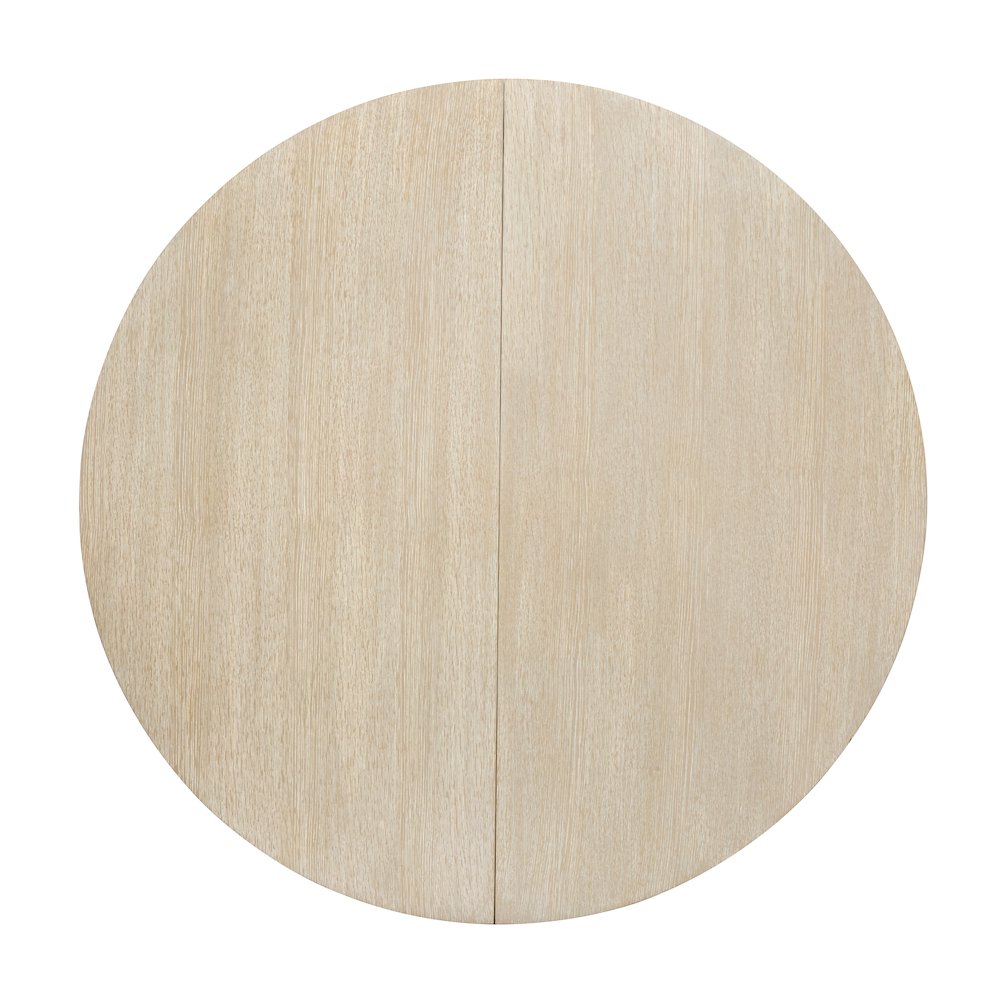 Echo Isles Sea Pearl And Driftwood Extendable 54" Round Dining Table