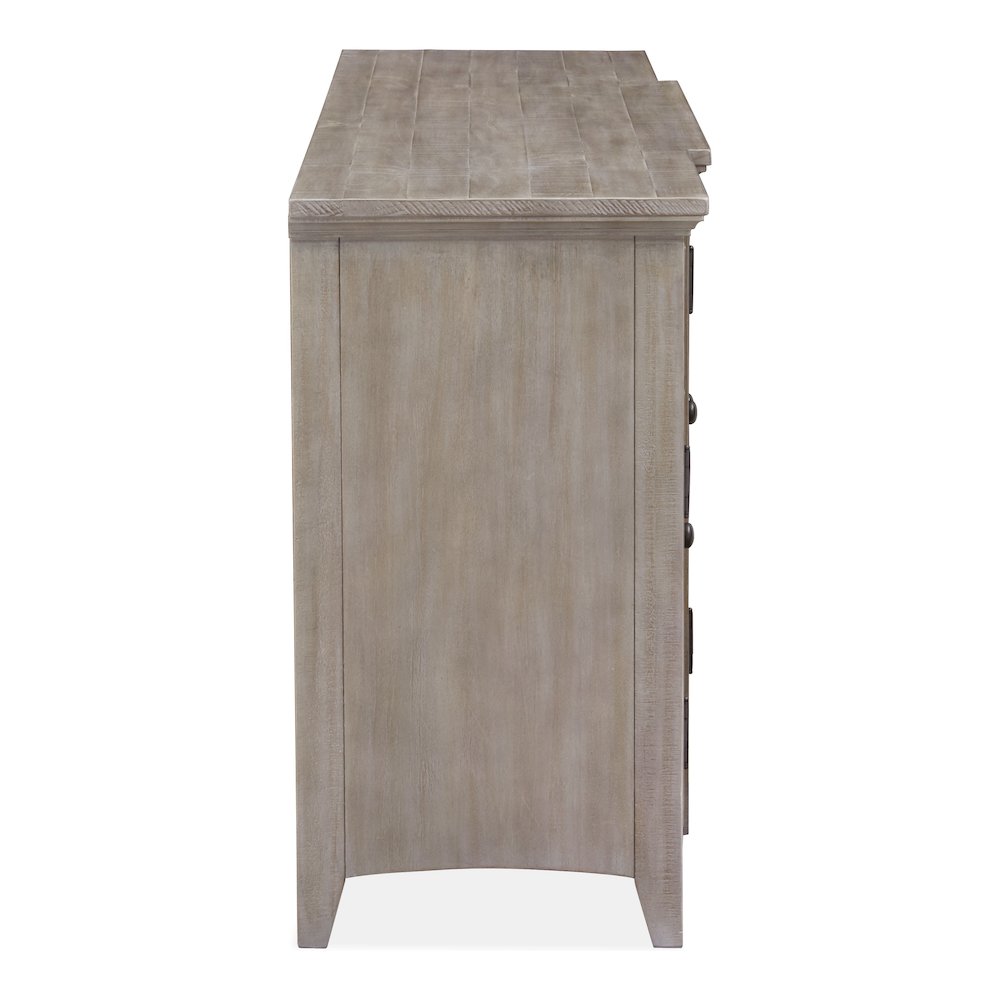 Paxton Place Dovetail Grey 80" Console