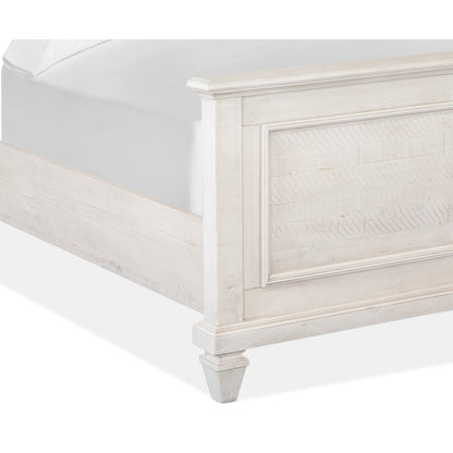 Newport Alabaster King Shutter Panel Bed