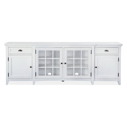 Heron Cove Chalk White 90" Console