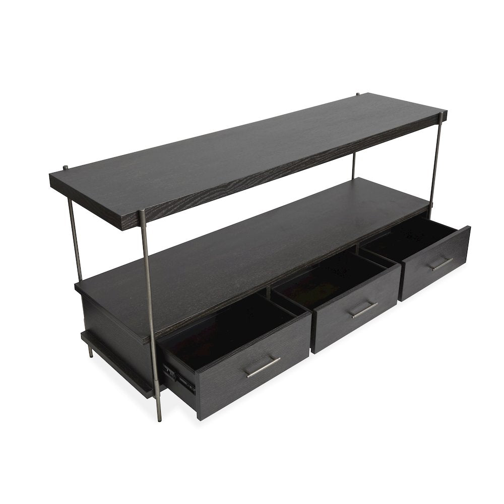 Spencer Dark Briarsmoke Rectangular Sofa Table