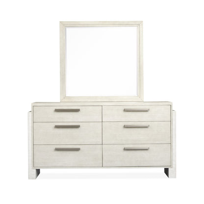 Lorelei Misty Cloud Dresser With Landscape Mirror