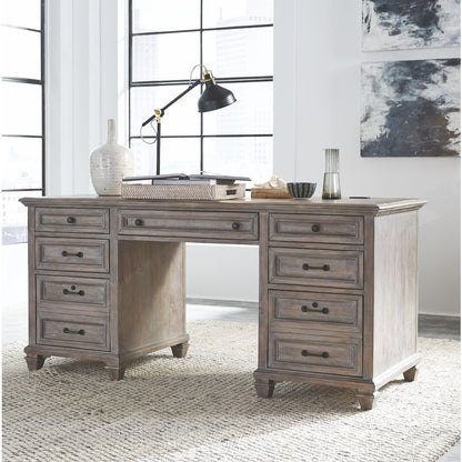 Lancaster Dovetail Grey Executive Desk