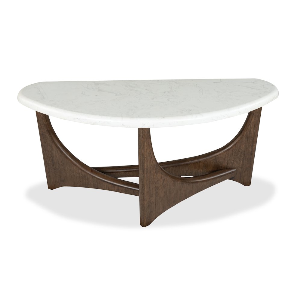 Arwen Turkish Coffee Demilune Sofa Table