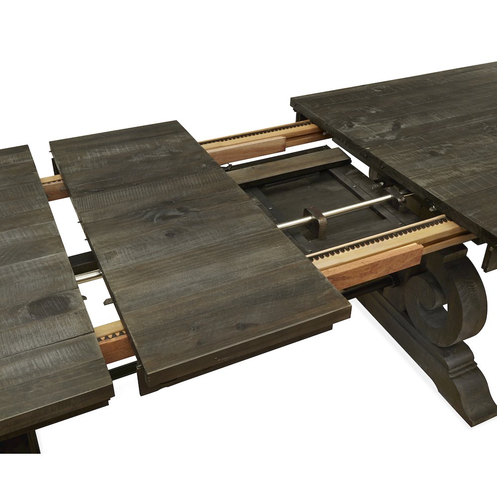 Bellamy Peppercorn Extendable Rectangular Dining Table