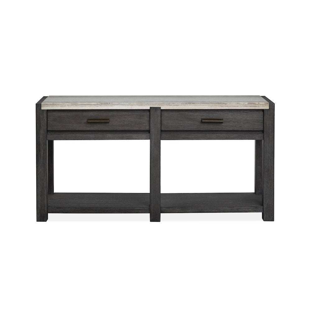 Plum Creek Ravenwood Black Rectangular Sofa Table