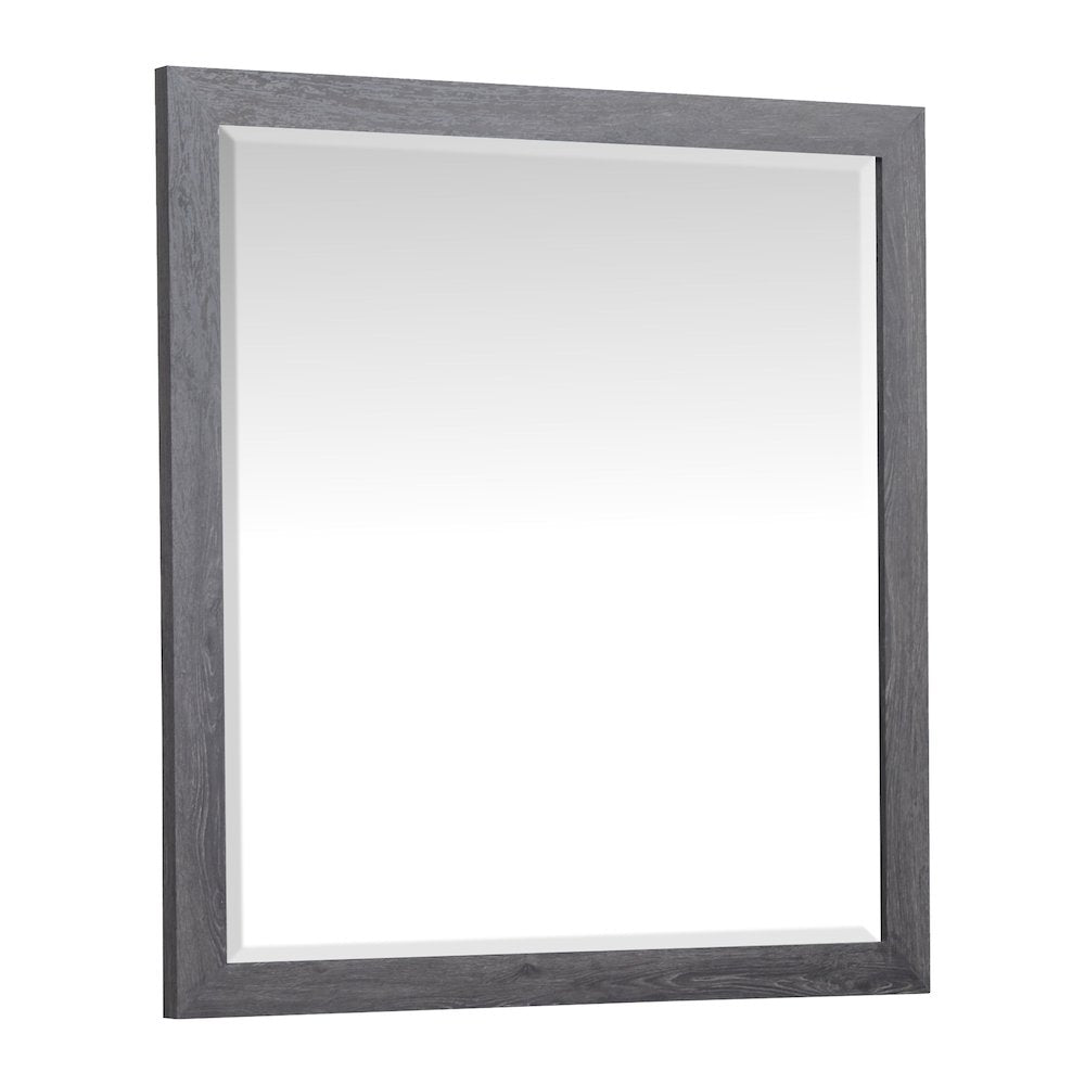 Merrifield Raisin Black Dresser With Portrait Mirror