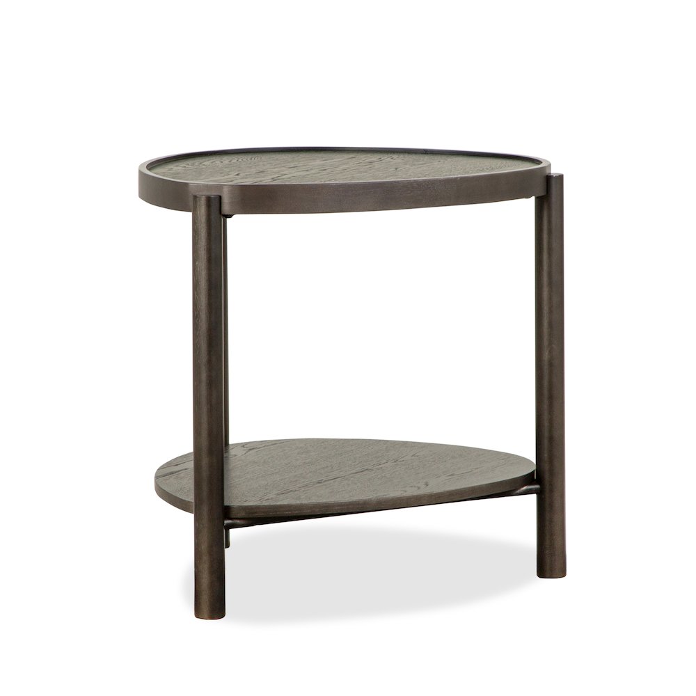 Hadleigh Black Coffee Bean Shaped Accent End Table