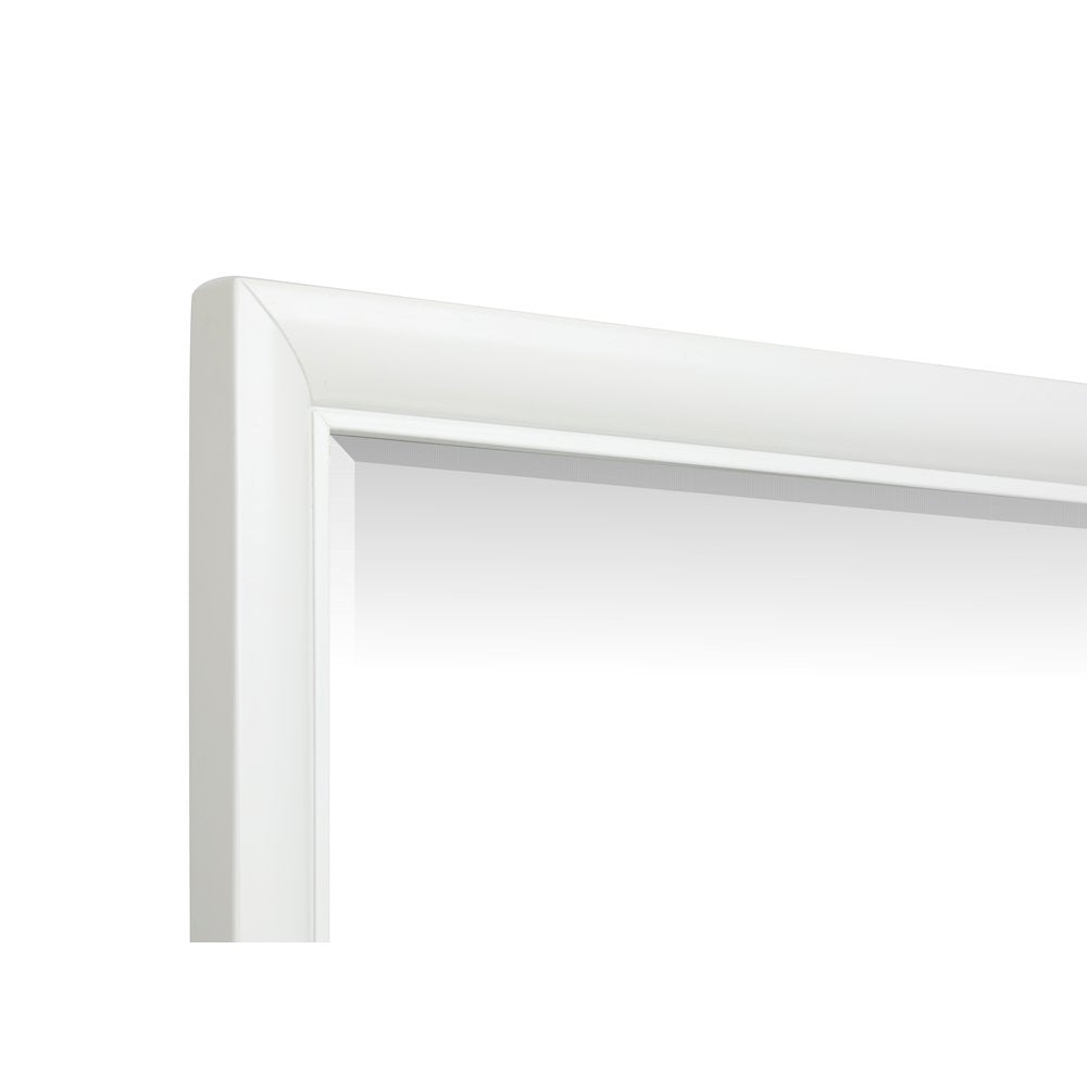 Springhouse Whisper White Landscape Mirror