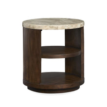 Mcpherson Burnt Umber Round End Table