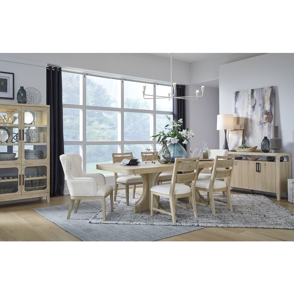 Somerset Butternut Buffet Curio