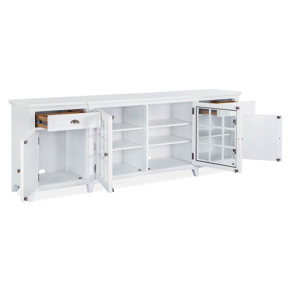 Heron Cove Chalk White 90" Console