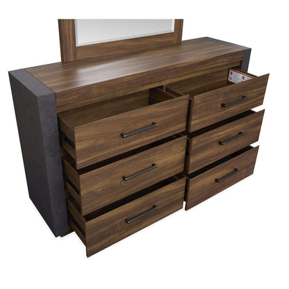 Jensen Tavern Brown Double Drawer Dresser