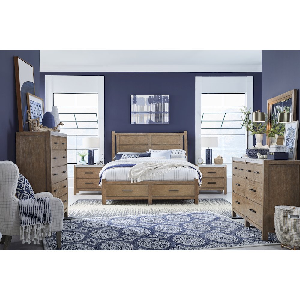Plum Creek Sierra Brown Drawer Nightstand