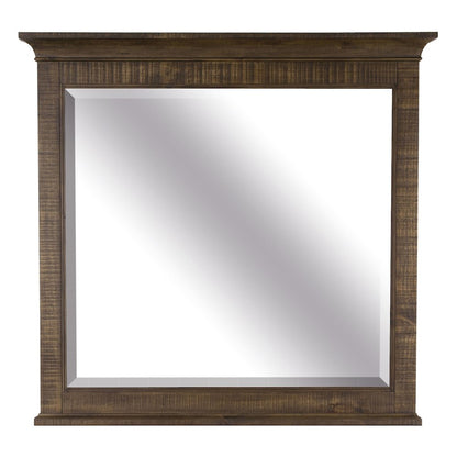 Bay Creek Toasted Nutmeg Drawer Dresser With Landscape Mirror