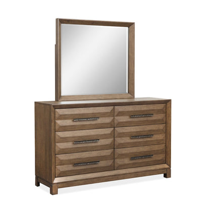 Callisto Bourbon Brown Double Drawer Dresser