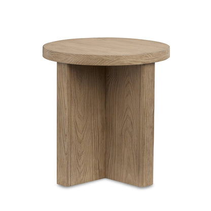 Hayden Golden Oat Round End Table
